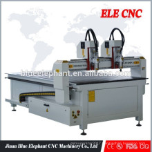 ELE1325 professional wood cnc router double heads